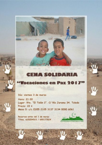 CartelCenaSolidariaPuebloSaharaui-724x1024