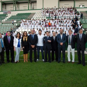 arcía-Page agradece al Real Madrid y la Caixa que sigan apostando por Toledo para la escuela sociodeportiva de fútbol