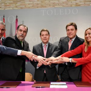l Consistorio firma con la Fundación CCM y Seguros Caser un convenio para el mantenimiento del Parque de Educación Vial