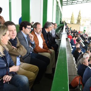 arcía-Page asiste en el Salto del Caballo al empate del Toledo frente al Guadalajara