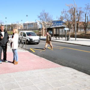 l Gobierno local eleva un paso de peatones a petición del IES María de Pacheco