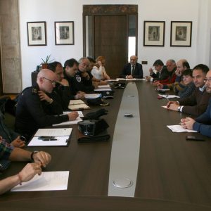 edidas de seguridad, circulación, aparcamiento y transporte público para la romería del Valle