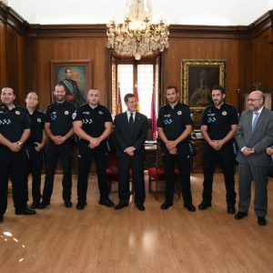 eis nuevos agentes se han incorporado este año al cuerpo de la Policía Local tras el proceso abierto por el Ayuntamiento