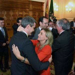 a alcaldesa de Toledo asiste a la investidura de Álvaro Gutiérrez como nuevo presidente de la Diputación Provincial