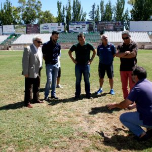 l Ayuntamiento de Toledo trabaja para recuperar el césped del campo de fútbol del Salto del Caballo