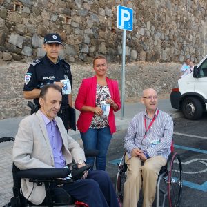 l Ayuntamiento de Toledo pide una mayor sensibilización en el uso de plazas de aparcamiento para discapacitados