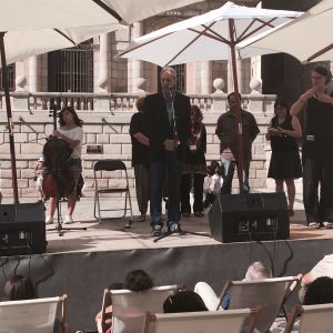 onzález Cabezas anima a “que la voz de los poetas suene fuerte en Toledo” con motivo del Festival Voix Vives