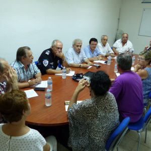 érez del Pino se reúne con la ‘Asociación de Vecinos Alcántara’ para atender sus demandas en materia de seguridad vial