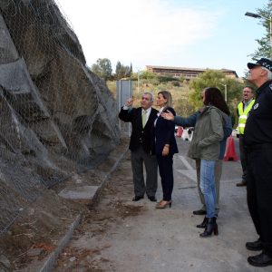 l próximo lunes se abrirá al tráfico la carretera del Valle tras las obras de consolidación realizadas para garantizar la seguridad