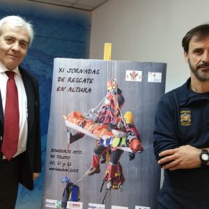omberos de la ciudad hermanada de Agen y de otras provincias se dan cita en las XI Jornadas de Rescate en Altura