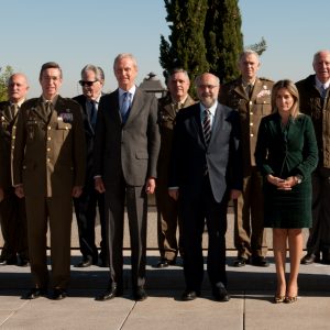 a alcaldesa asiste a la reunión del Pleno del Real Patronato del Museo del Ejército que ha presidido Pedro Morenés