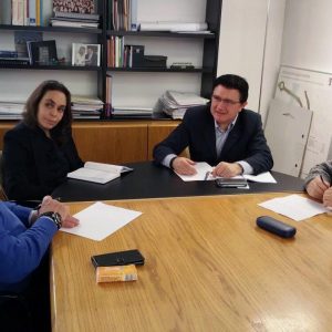 l equipo de Gobierno informa a los representantes vecinales de Santa Teresa de las actuaciones municipales en el barrio