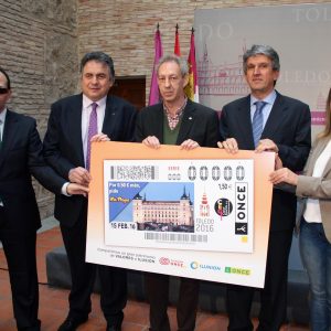 l sorteo de la ONCE reparte “cinco millones y medio de tarjetas de visita” de Toledo como Capital de la Gastronomía