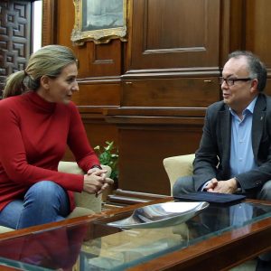 ilagros Tolón conoce las propuestas para el Campus de Toledo de Francisco José Quiles, candidato a rector de la UCLM