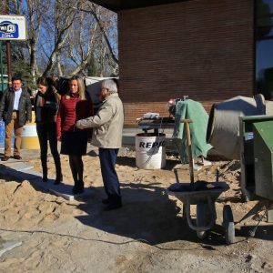 olón pone en valor el trabajo de accesibilidad y adecentamiento que realiza el Consistorio en el entorno de la Puerta de Bisagra