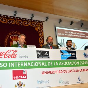 poyo del Gobierno local al IX Encuentro Nacional de Ciencias del Deporte que ha inaugurado Del Bosque hoy en Toledo