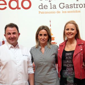 a alcaldesa y Martín Berasategui ensalzan el futuro gastronómico de Toledo que “ha despuntado en 2016”