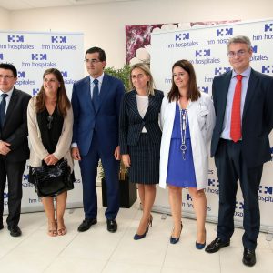 a alcaldesa asiste a la inauguración de las nuevas instalaciones del Policlínico HM IMI Toledo