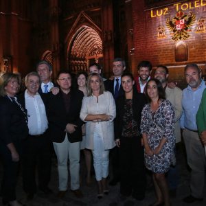 a alcaldesa augura un fin de semana “cargado de luz” que arranca con la primera jornada del espectáculo “Luz Toledo 2016”