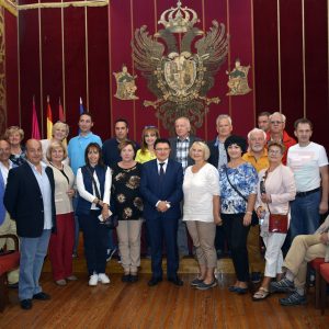 epresentantes de organizaciones sindicales de Lituania, Rumanía y Polonia visitan el Ayuntamiento de Toledo