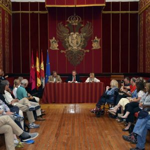 iembros de una de las más importantes federaciones judías de los Estados Unidos visitan el Ayuntamiento