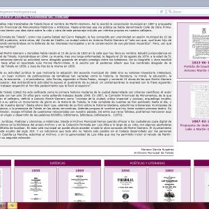 l Archivo Municipal incorpora a su web las obras del toledanista Martin Gamero.