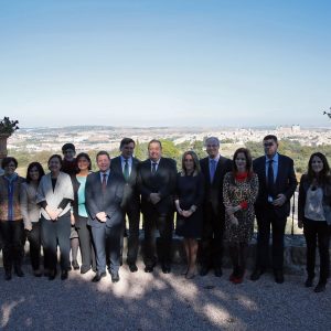 ilagros Tolón, en el encuentro que los presidentes de los parlamentos autonómicos celebran hoy en Toledo