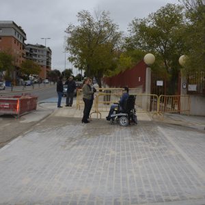 l Ayuntamiento acomete “mejoras sustanciales” en la accesibilidad del entorno del Colegio Público Ciudad de Nara