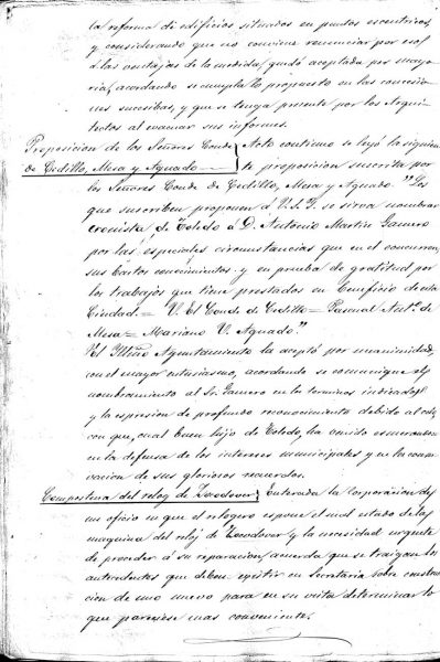 1865-03-10_Propuesta de nombramiento de Martín-Gamero como Cronista de Toledo