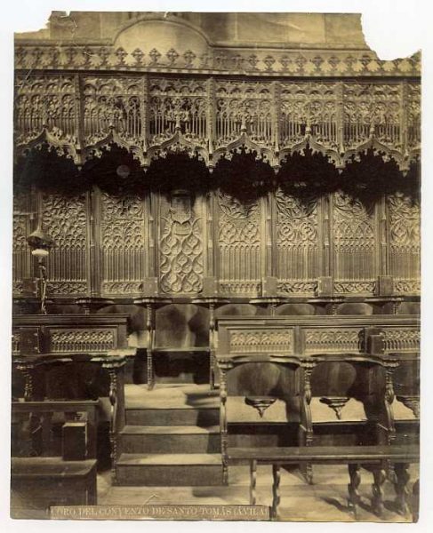 Ávila-Convento de Santo Tomás - Coro-Colección Luis Alba_LA-431009-PA