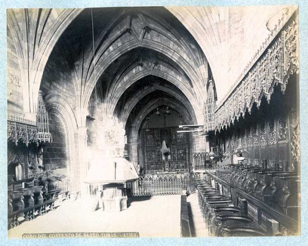 Ávila-Convento de Santo Tomás - Coro-Colección Luis Alba_LA-531008-PA