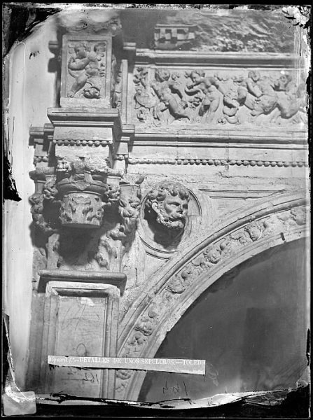 CA-0291-VI_Convento de San Pedro Mártir-Detalle del arco que enmarca el sepulcro del conde de Mélito