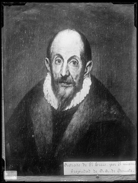 CA-0568-VI_Pintura de Domenico Theotocopuli El Greco-Autorretrato