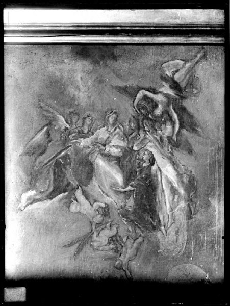 CA-0585-VI_Pintura de Domenico Theotocopuli El Greco-Detalle de la Vista y plano de Toledo