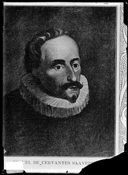 CA-0607-VI_Grabado-Retrato de Miguel de Cervantes