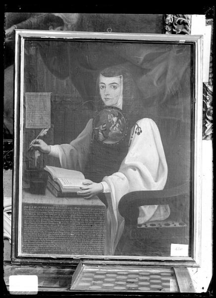 CA-0634-VI_Pintura de la Colección Borbón Lorenzana-Retrato de sor Juana Inés de la Cruz