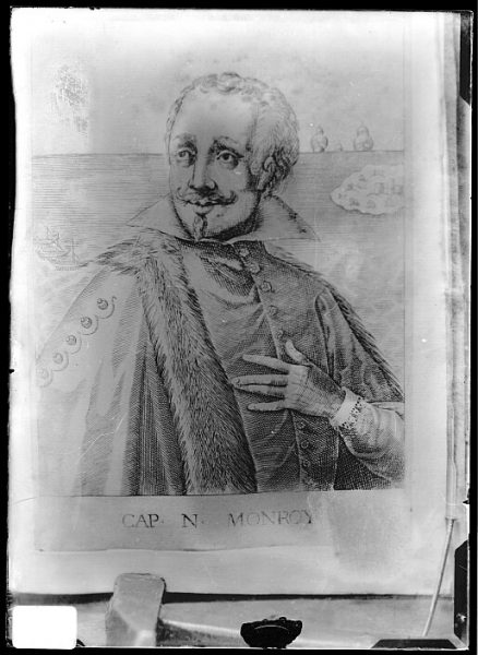 CA-0646-VI_Grabado-Retrato del capitán Monroy