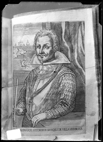 CA-0682-VI_Grabado-Retrato de Alonso de Sotomayor, marqués de Villa Hermosa