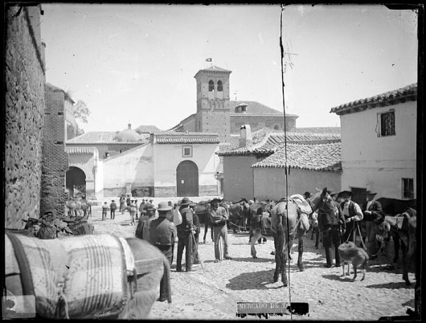 CA-0715-VI_El mercado de ganado en la plaza de la Concepción