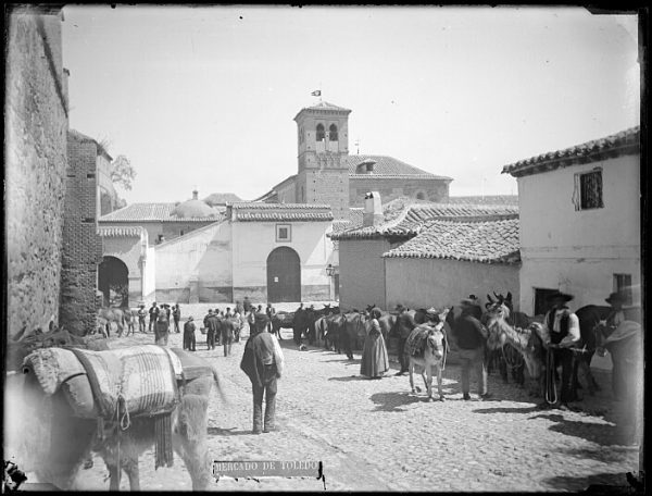 CA-0721-VI_Mercado de ganado en la plaza de la Concepción