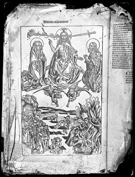 CA-0793-VI_Grabado que ilustra la Ultima eras mundi del Liber chronicarum de Hartmann Schedel, impreso por Anton Koberger, en Nuremberg en 1493