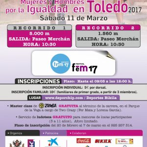 V Carrera Solidaria: Mujeres y Hombres por la Igualdad Toledo