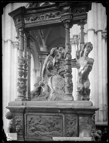 Catedral-Interior del coro con detalle de la Transfiguración del Señor en el Monte Tabor de Alonso de Berruguete_CA-0122-VI