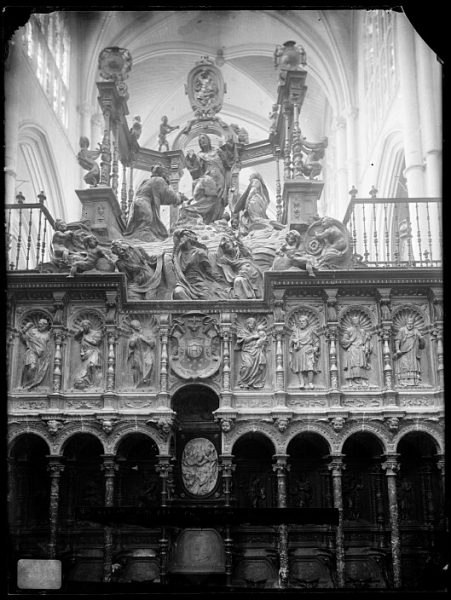 Catedral-Interior del coro con la Transfiguración del Señor en el Monte Tabor de Alonso de Berruguete_CA-0121-VI