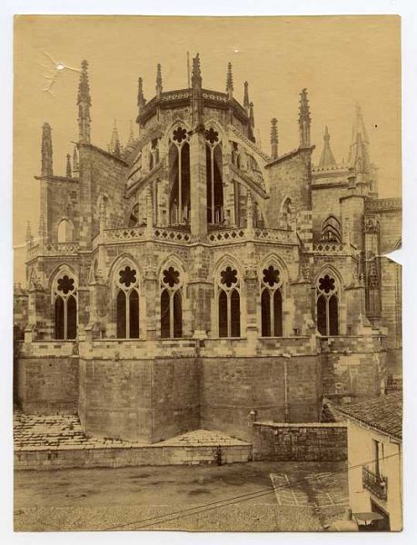 León-Catedral - Exterior del ábside-Colección Luis Alba_LA-131058-PA