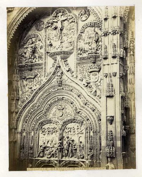 Salamanca-Catedral nueva - Detalle de la puerta-Colección Luis Alba_LA-631076-PA