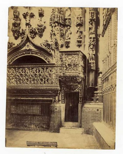 Salamanca-Catedral vieja - Sepulcro gótico-Colección Luis Alba_LA-1431084-PA