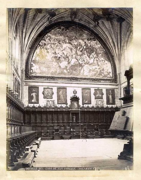 Salamanca-Convento de San Esteban - Coro-Colección Luis Alba_LA-2431119-PA