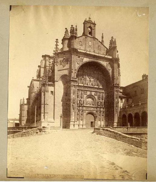 Salamanca-Convento de San Esteban - Fachada-Colección Luis Alba_LA-1931111-PA