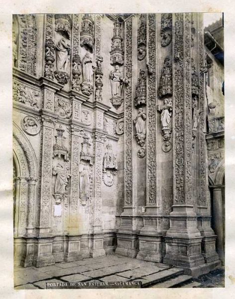 Salamanca-Convento de San Esteban - Portada - Detalle-Colección Luis Alba_LA-2231115-PA